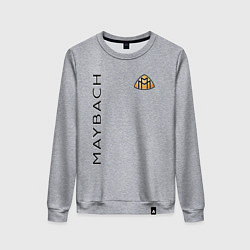 Свитшот хлопковый женский Maybach Style, цвет: меланж
