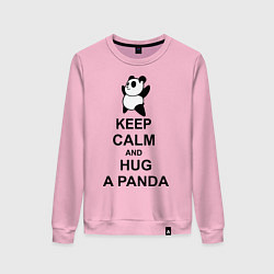 Женский свитшот Keep Calm & Hug A Panda