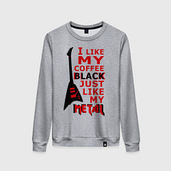 Женский свитшот Mindless Self Indulgence - Coffee black