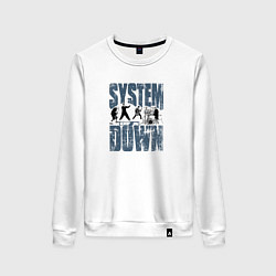 Женский свитшот System of a Down большое лого