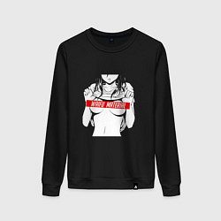 Женский свитшот WAIFU MATERIAL