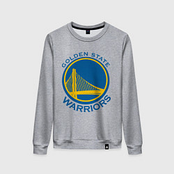 Свитшот хлопковый женский Golden state Warriors, цвет: меланж