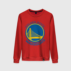 Свитшот хлопковый женский Golden state Warriors, цвет: красный