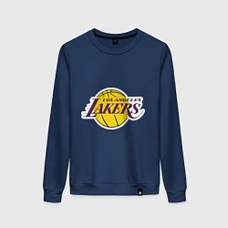 Свитшот хлопковый женский LA Lakers, цвет: тёмно-синий