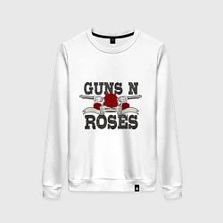 Женский свитшот Guns n Roses: rock'n'roll
