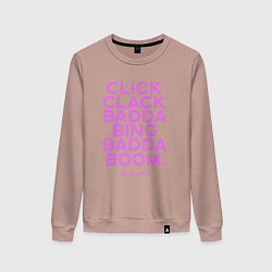 Женский свитшот Click Clack Black Pink