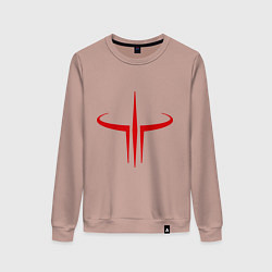 Женский свитшот Quake logo