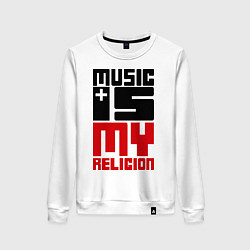 Женский свитшот Music Religion