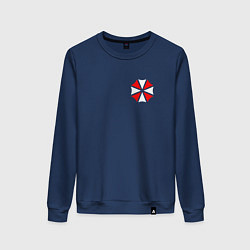Свитшот хлопковый женский UMBRELLA CORP, цвет: тёмно-синий