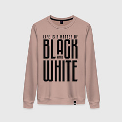 Женский свитшот Juventus: Black & White