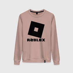 Свитшот хлопковый женский ROBLOX, цвет: пыльно-розовый