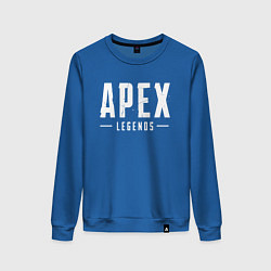 Свитшот хлопковый женский Apex Legends, цвет: синий