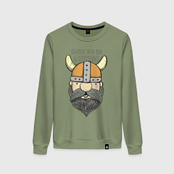 Женский свитшот Born to be a Viking