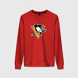 Свитшот хлопковый женский Pittsburgh Penguins: Evgeni Malkin, цвет: красный