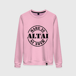 Свитшот хлопковый женский Made in Altai, цвет: светло-розовый