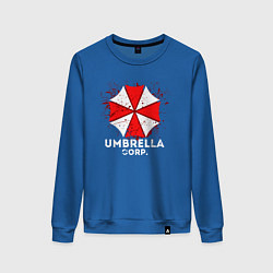 Свитшот хлопковый женский UMBRELLA CORP, цвет: синий