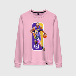 Свитшот хлопковый женский NBA Kobe Bryant, цвет: светло-розовый