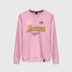 Свитшот хлопковый женский KOBE BRYANT АВТОГРАФ, цвет: светло-розовый