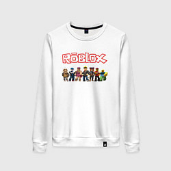 Свитшот хлопковый женский ROBLOX, цвет: белый