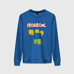 Свитшот хлопковый женский ROBLOX, цвет: синий
