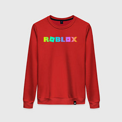 Свитшот хлопковый женский ROBLOX, цвет: красный