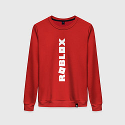 Свитшот хлопковый женский ROBLOX, цвет: красный