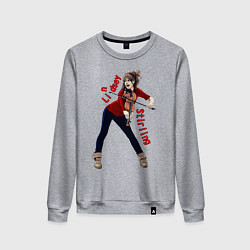 Свитшот хлопковый женский Lindsey Stirling, цвет: меланж