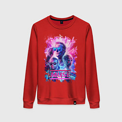 Свитшот хлопковый женский Muse, цвет: красный