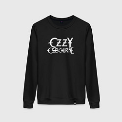 Свитшот хлопковый женский Ozzy Osbourne, цвет: черный