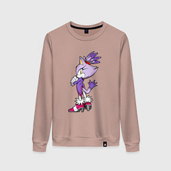 Женский свитшот SONIC Кошка Блейз