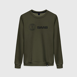 Женский свитшот Saab Black Logo