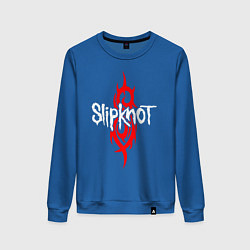 Свитшот хлопковый женский SLIPKNOT, цвет: синий