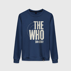 Свитшот хлопковый женский The Who, цвет: тёмно-синий