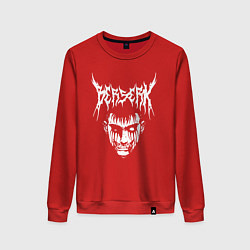 Свитшот хлопковый женский BERSERK, цвет: красный