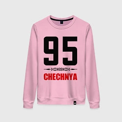 Женский свитшот 95 Chechnya