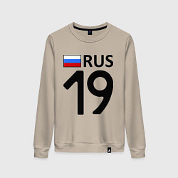 Женский свитшот RUS 19