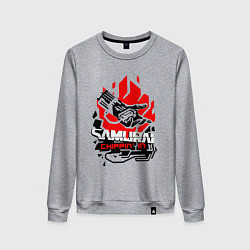 Женский свитшот CYBERPUNK 2077 SAMURAI