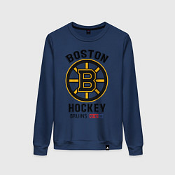 Свитшот хлопковый женский BOSTON BRUINS NHL, цвет: тёмно-синий