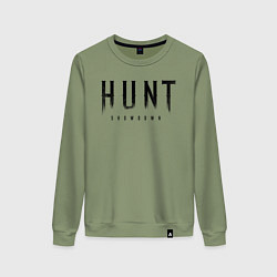 Женский свитшот HUNT: showdown черный