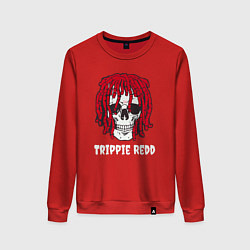 Свитшот хлопковый женский TRIPPIE REDD, цвет: красный