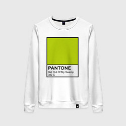 Свитшот хлопковый женский Shrek: Pantone Color, цвет: белый