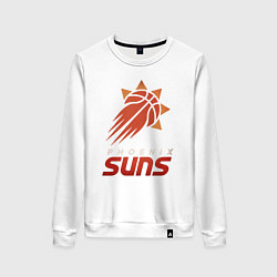 Свитшот хлопковый женский Suns Basketball, цвет: белый
