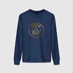 Женский свитшот PSG GOLD LOGO ПСЖ ЗОЛОТО