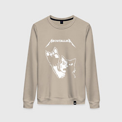 Женский свитшот MEOWTALLICA