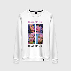 Женский свитшот BLACKPINK черно-розовые