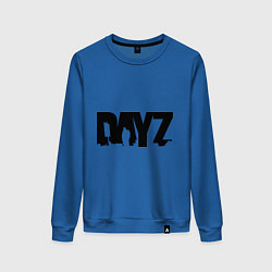 Свитшот хлопковый женский DayZ, цвет: синий