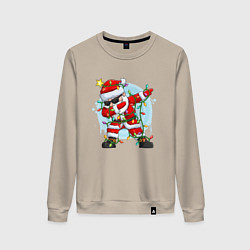 Женский свитшот DAB SANTA CLAUS В ГЕРЛЯНДЕ
