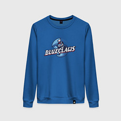 Женский свитшот Jersey shore Blue claws - baseball team