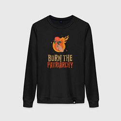 Женский свитшот Burn the Patriarchy