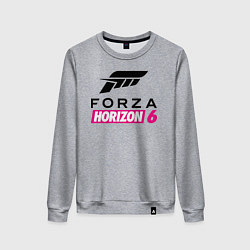 Свитшот хлопковый женский Forza Horizon 6 logo, цвет: меланж